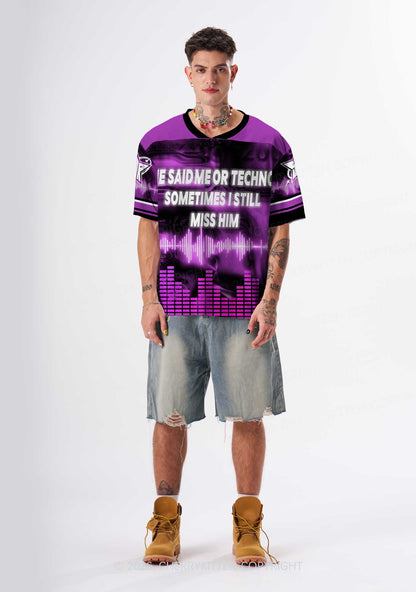 Me Or Techno Y2K Sport Jersey Shirts Cherrykitten