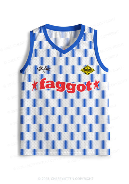 Custom Red Stars Faggot Pride Y2K Sport Jersey Tank Cherrykitten