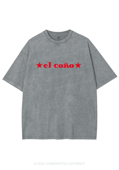 El Cono Y2K Shirts Washed Tee Cherrykitten