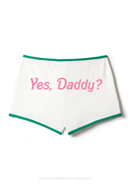 Yes Daddy Y2K Booty Shorts Cherrykitten