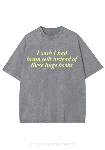 I Had Brain Cells Y2K Shirts Washed Tee Cherrykitten