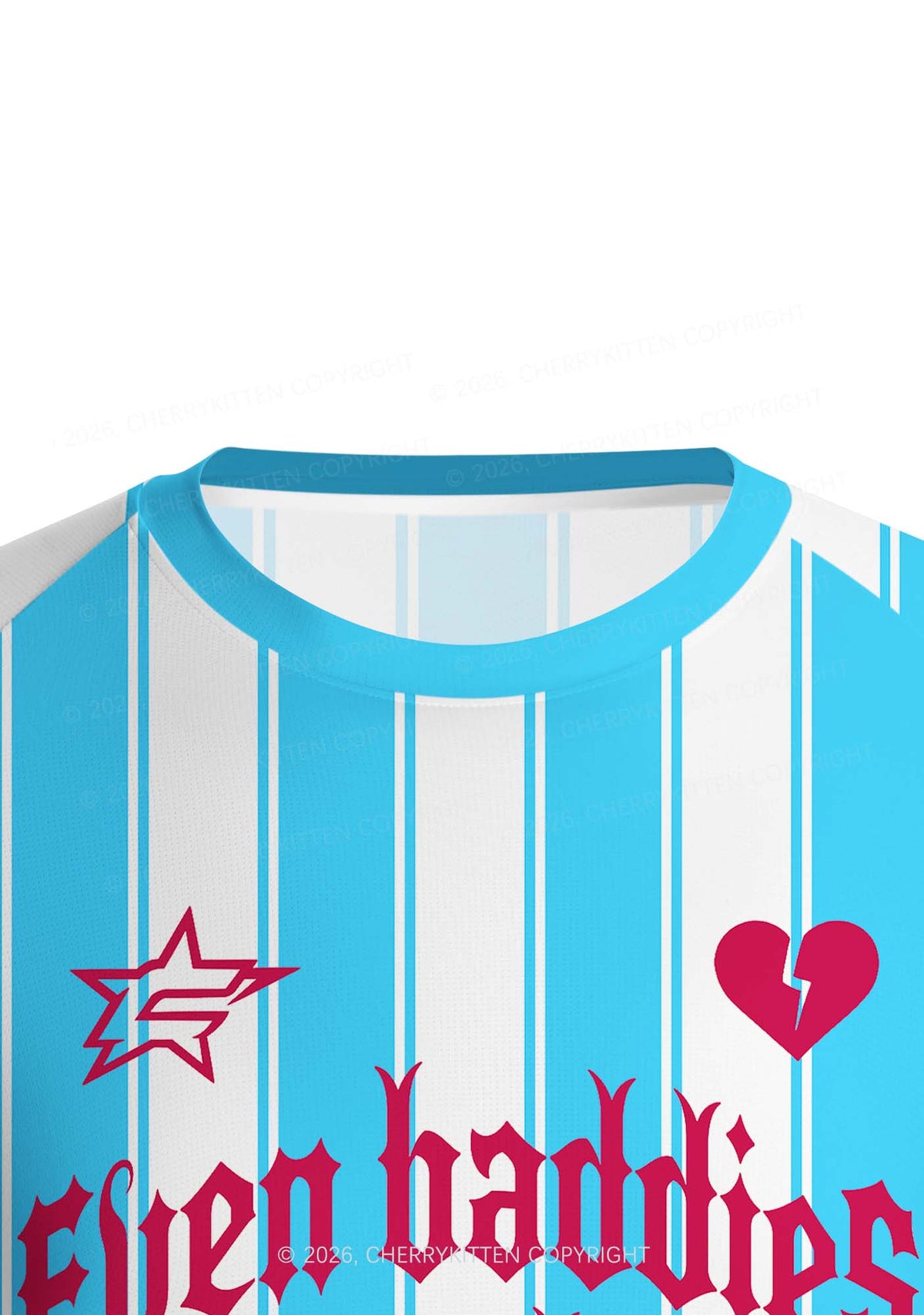 Even Baddies Get Saddies Y2K Football Jersey Shirts Cherrykitten