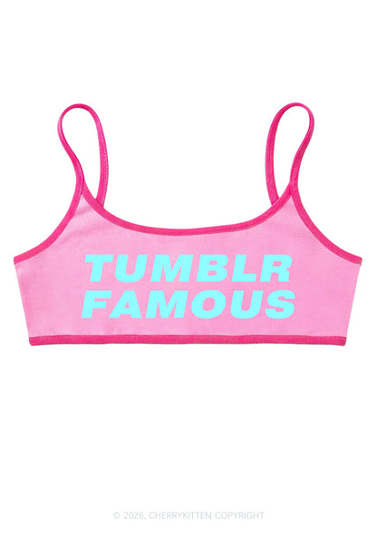 Txmblr Famous Y2K Super Crop Cami Cherrykitten