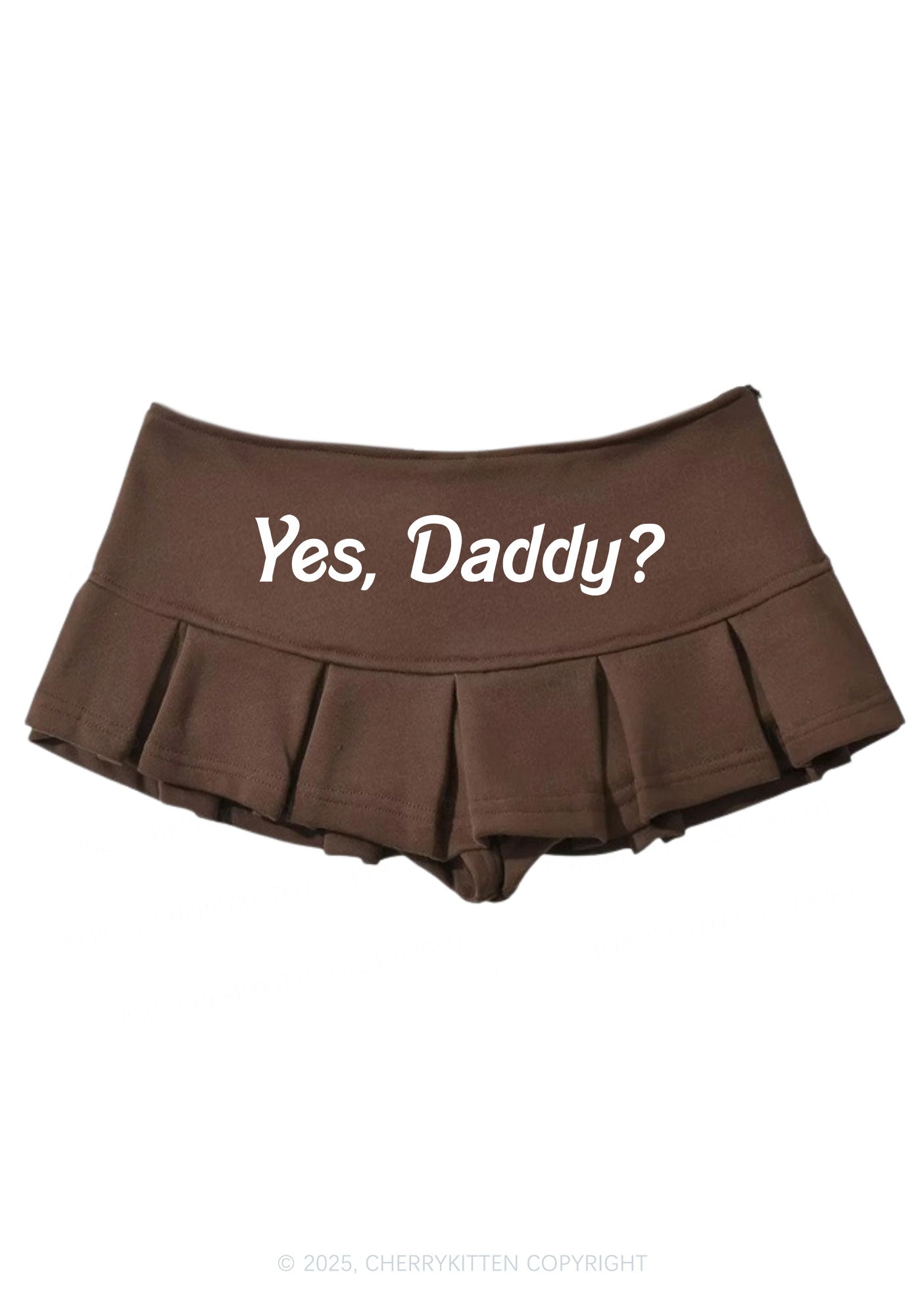 Yes Daddy Y2K Mini Pleated Skirts Cherrykitten