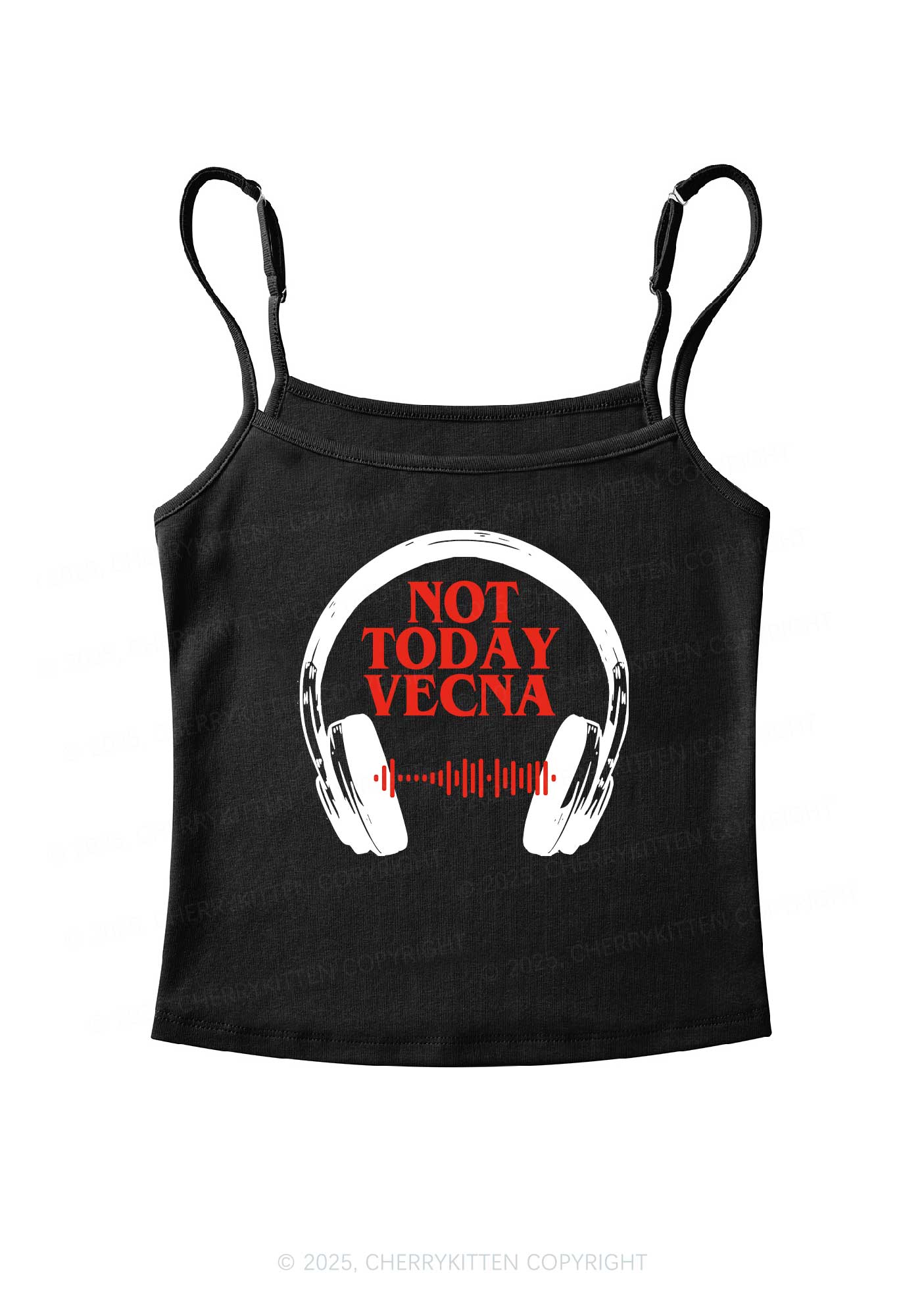 Custom Spotify Code Not Today Y2K Spaghetti Strap Cami Cherrykitten