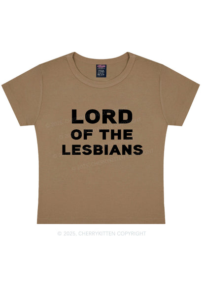 Lord Of The Lesbians Y2K Baby Tee Cherrykitten