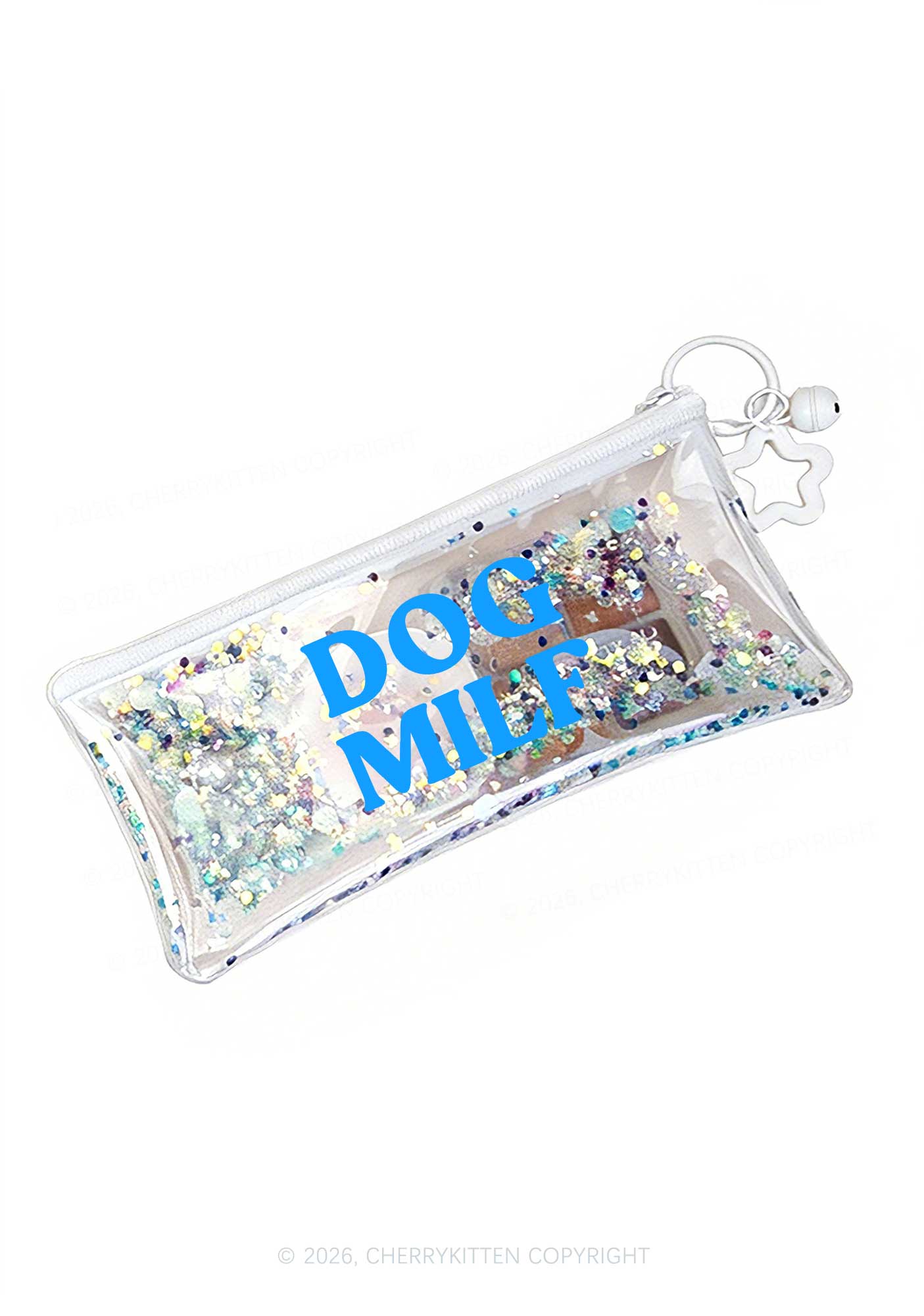 Dog Mxxf Y2K Quicksand Transparent Pencil Pouch Cherrykitten