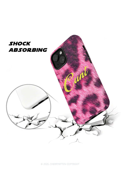 Pink Leopard Cxxt Y2K Phone Case Cherrykitten