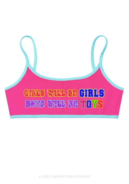 Girls Will Be Girls Y2K Super Crop Cami Cherrykitten