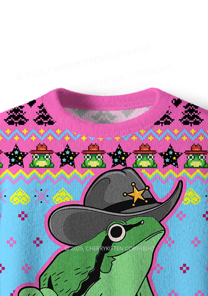 Your Last Partner Y2K Christmas Knit Sweatshirt Cherrykitten