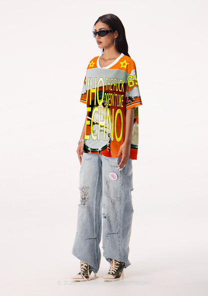 Techno Hamster Drummer Y2K Sport Jersey Shirts Cherrykitten