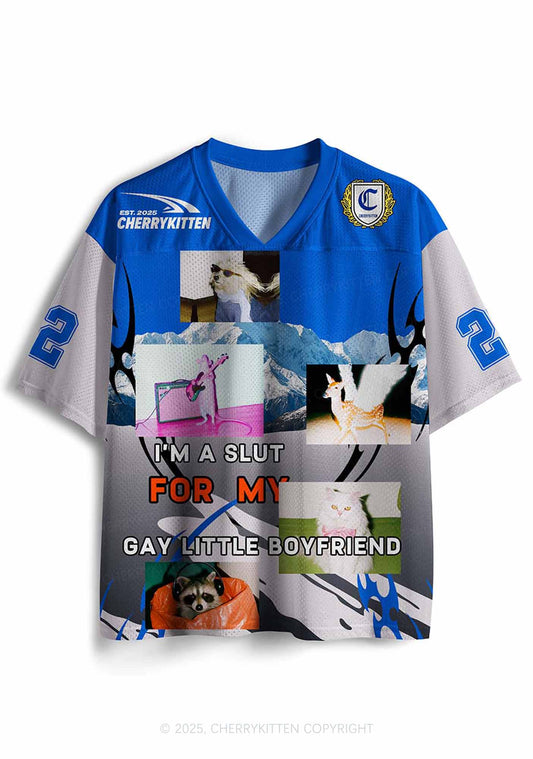 Custom Slxt For Gay Boyfriend Pride Y2K Sport Jersey Shirts Cherrykitten