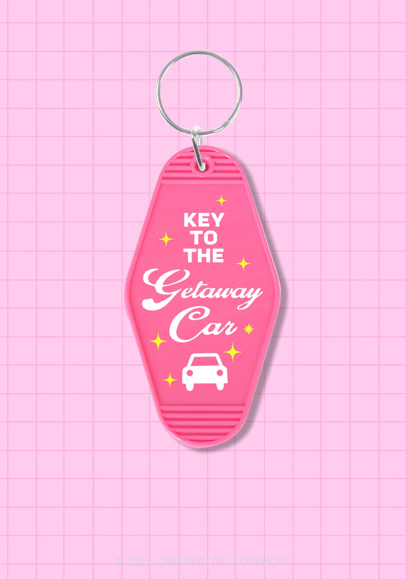 The Getaway Car 1Pc Y2K Hotel Keychain Cherrykitten