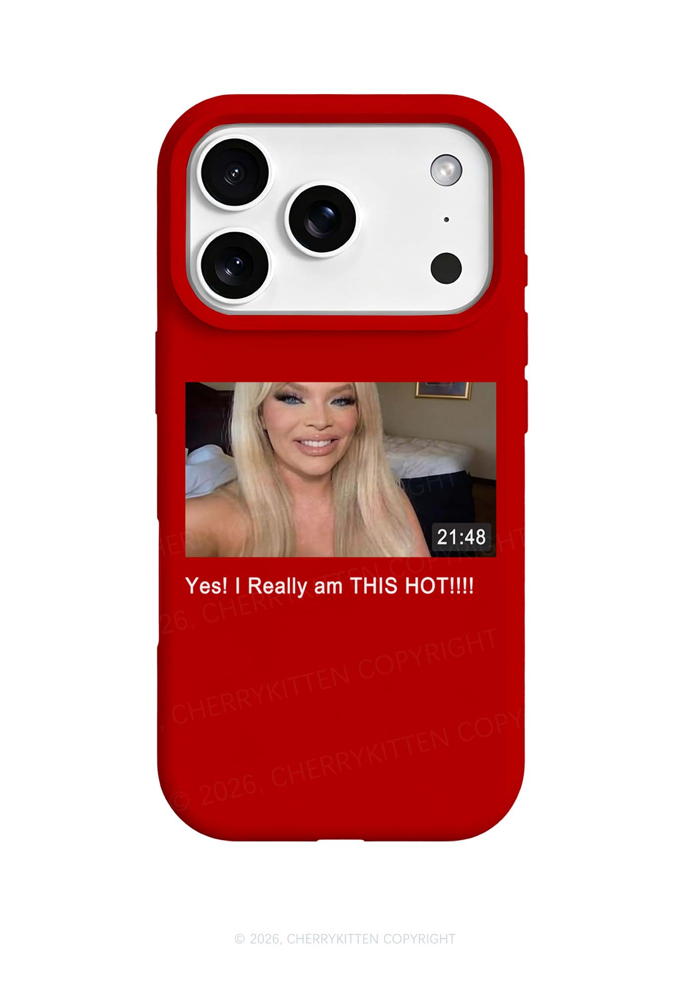 I Am Really Hot Y2K Phone Case Cherrykitten