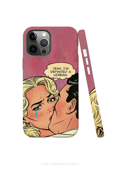 Im Definitely A Lesbian Pride Y2K Phone Case Cherrykitten