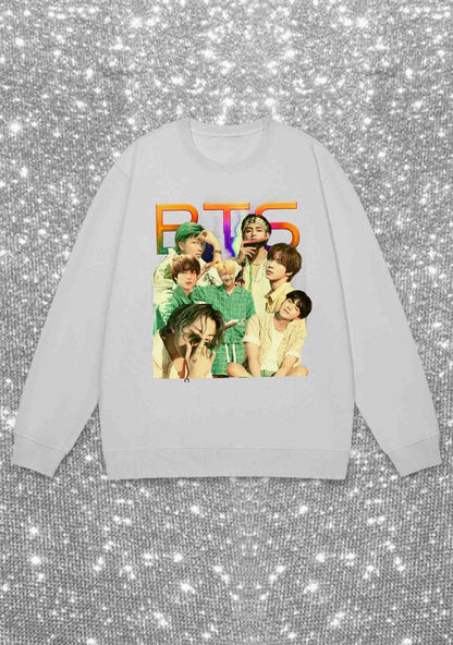 Rainbow Bangtan Kpop Y2K Sweatshirt Cherrykitten