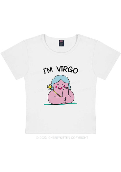 Curvy I'm Virgo Y2K Baby Tee Cherrykitten