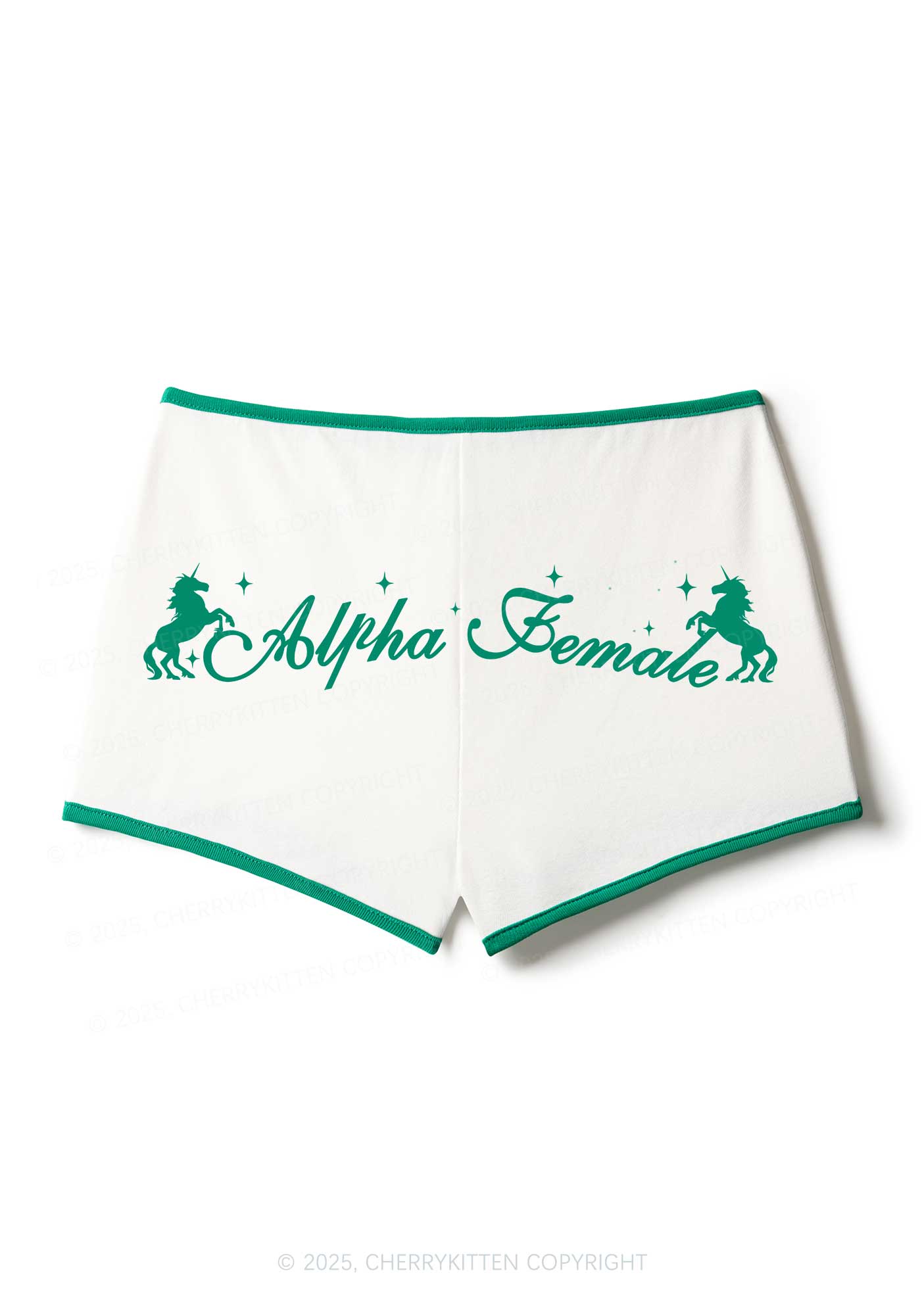 Alpha Female Y2K Booty Shorts Cherrykitten
