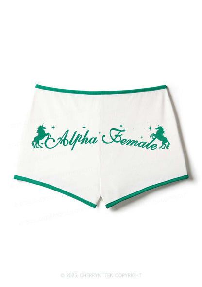 Alpha Female Y2K Booty Shorts Cherrykitten