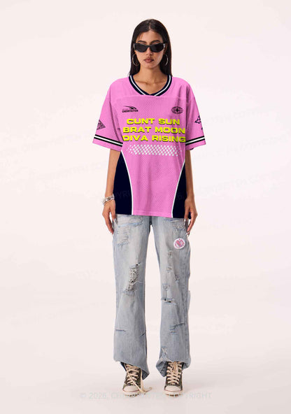 Cxxt Sun Brat Moon Diva Rising Y2K Sport Jersey Shirts Cherrykitten