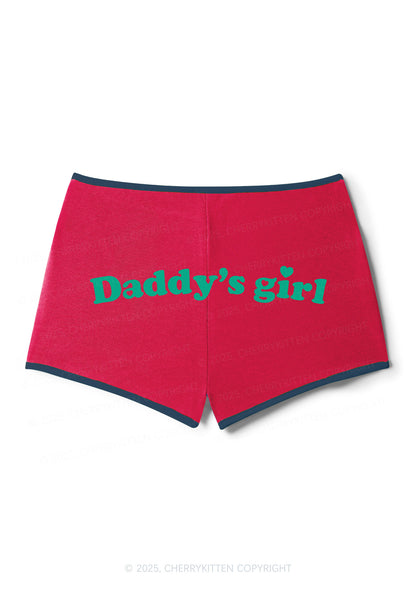 Daddys Girl Y2K Contrast Mini Shorts Cherrykitten