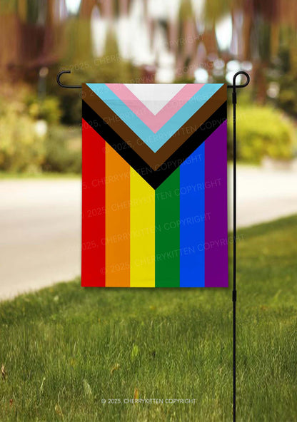 Y2K Pride Garden Flags Cherrykitten