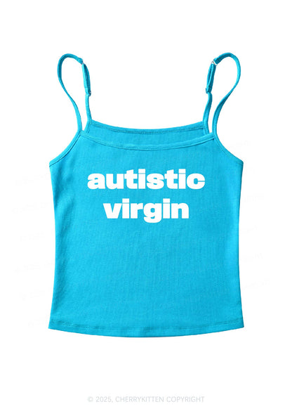 Autistic Virgin Y2K Spaghetti Strap Cami Cherrykitten