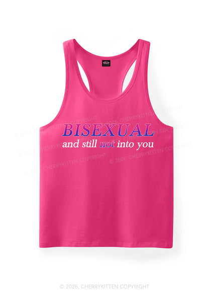 Bisexual And Still Not Into You Pride Y2K Men Racerback Tank Top Cherrykitten