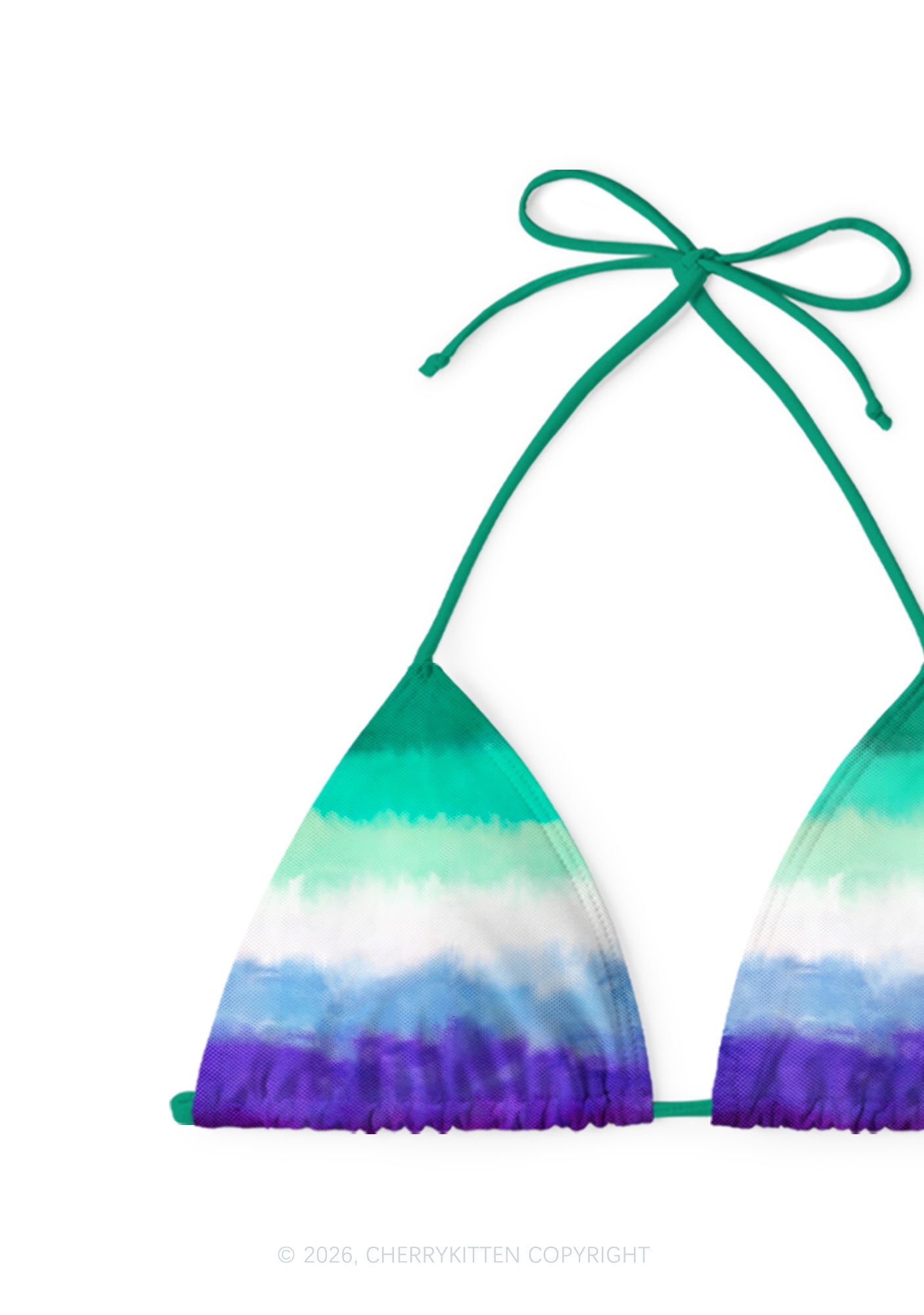 Gay Flag Pride Y2K Print Bikini Set Cherrykitten