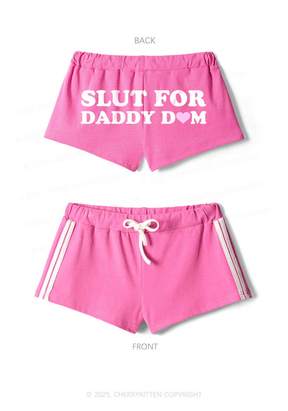 Slxt For Daddy Dom Y2K Drawstring Mini Shorts Cherrykitten