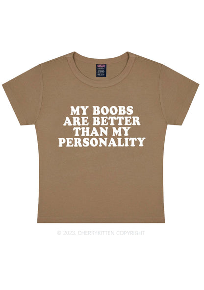 Bxxbs Better Than Personality Y2K Baby Tee Cherrykitten