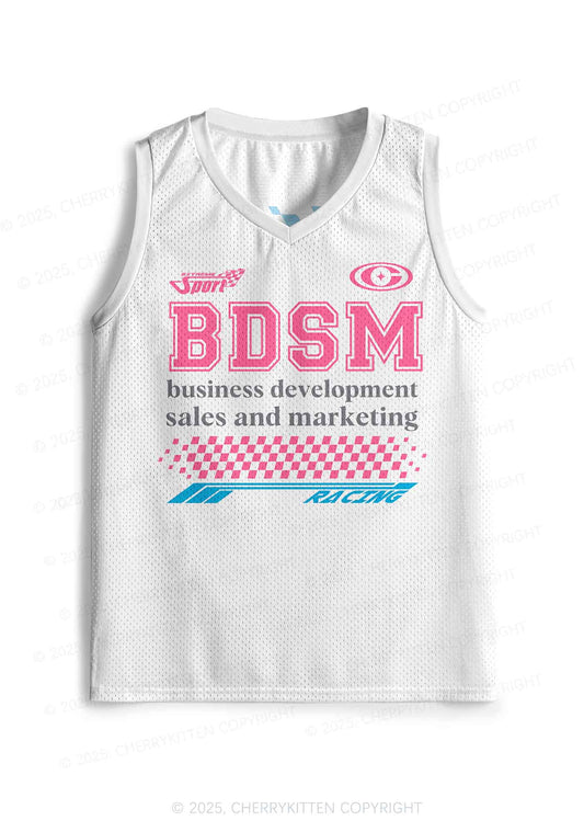 Custom Pink BDSM Y2K Sport Jersey Tank Cherrykitten