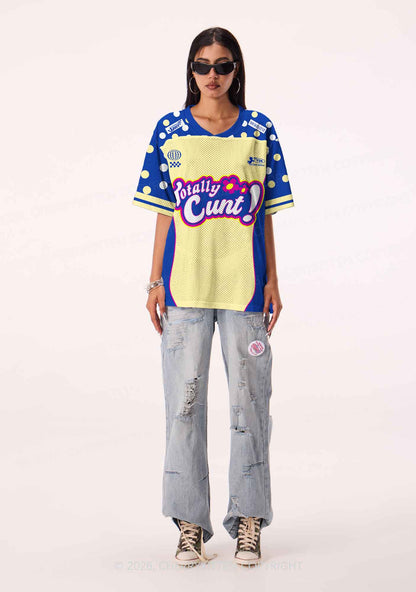 Yellow Dots Totally Cxxt Y2K Sport Jersey Shirts Cherrykitten