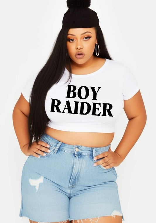 Curvy Boy Raider Baby Tee