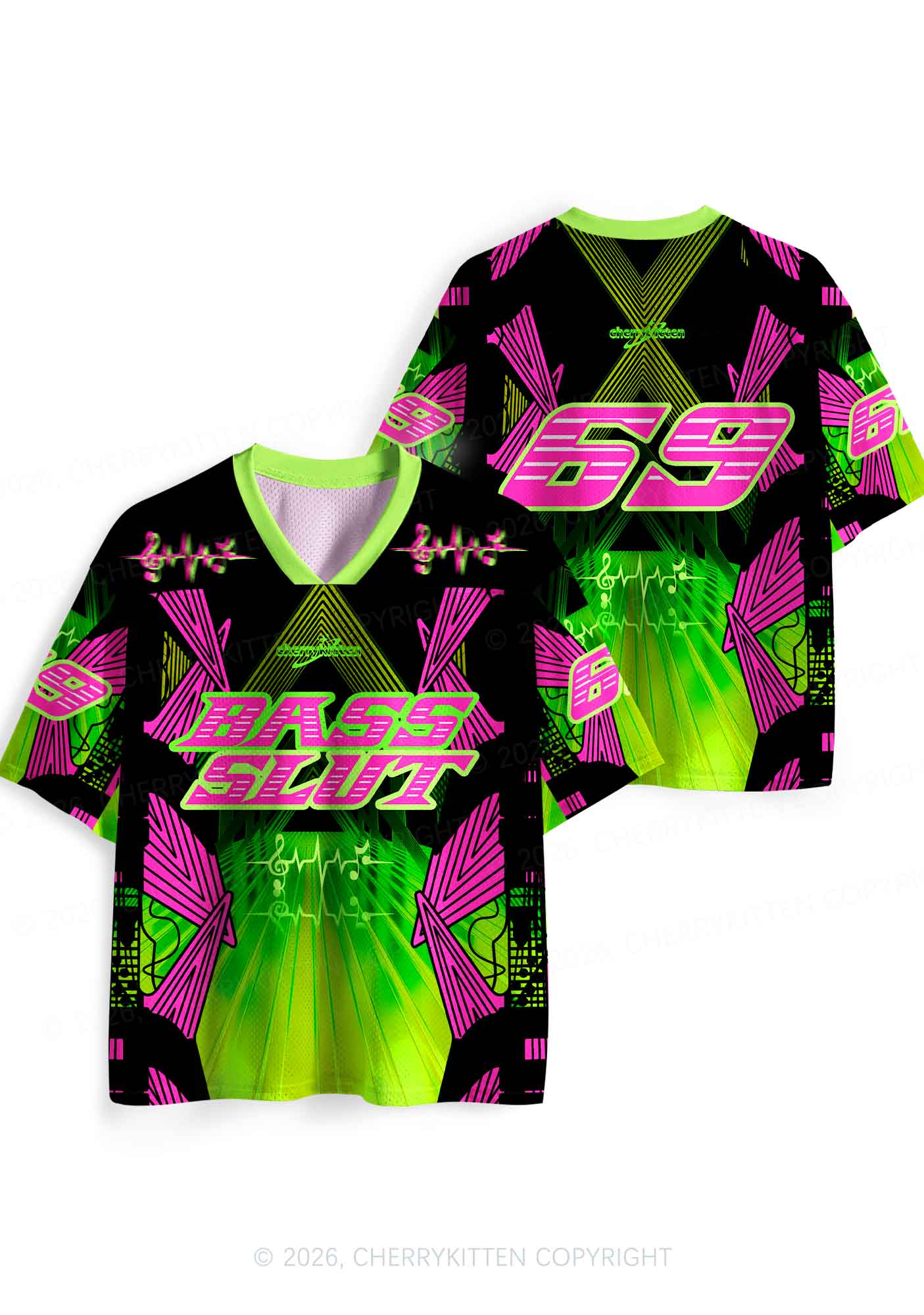Bass Slxt Y2K Sport Jersey Shirts Cherrykitten