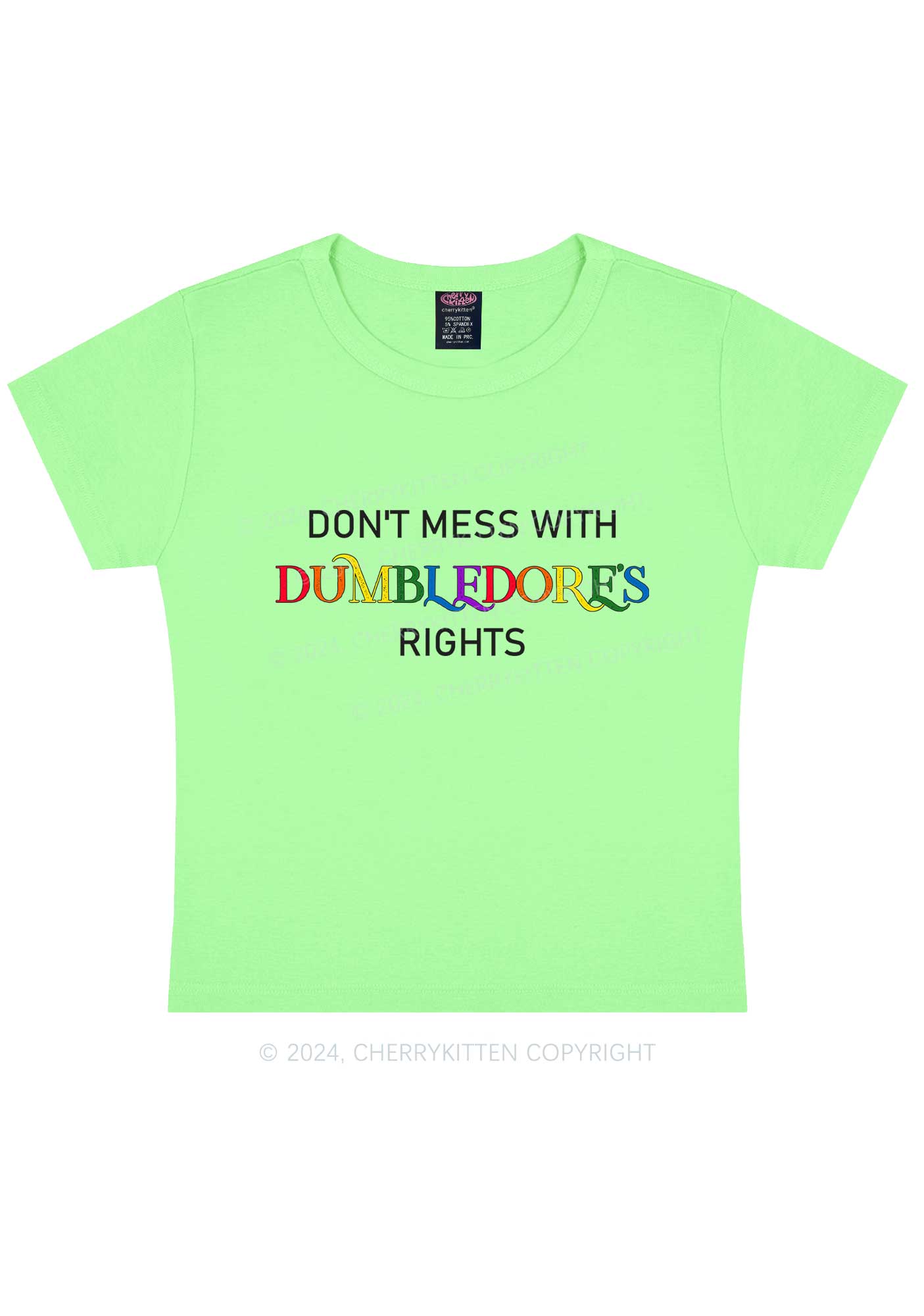 Dumbledore's Rights Y2K Baby Tee Cherrykitten