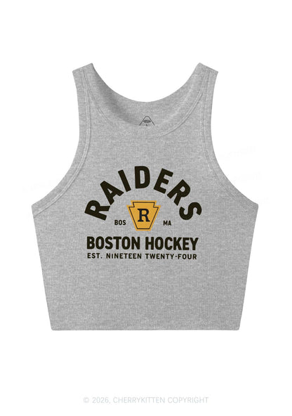 Boston Hockey HR Y2K Crop Tank Top Cherrykitten