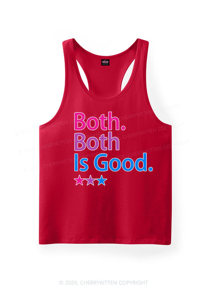 Both Is Good Pride Y2K Men Racerback Tank Top Cherrykitten