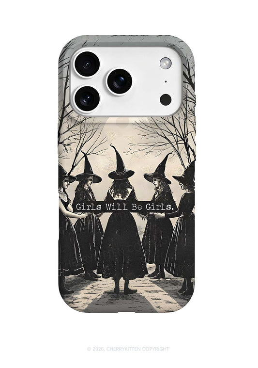 Halloween Girls Will Be Girls Y2K Phone Case Cherrykitten