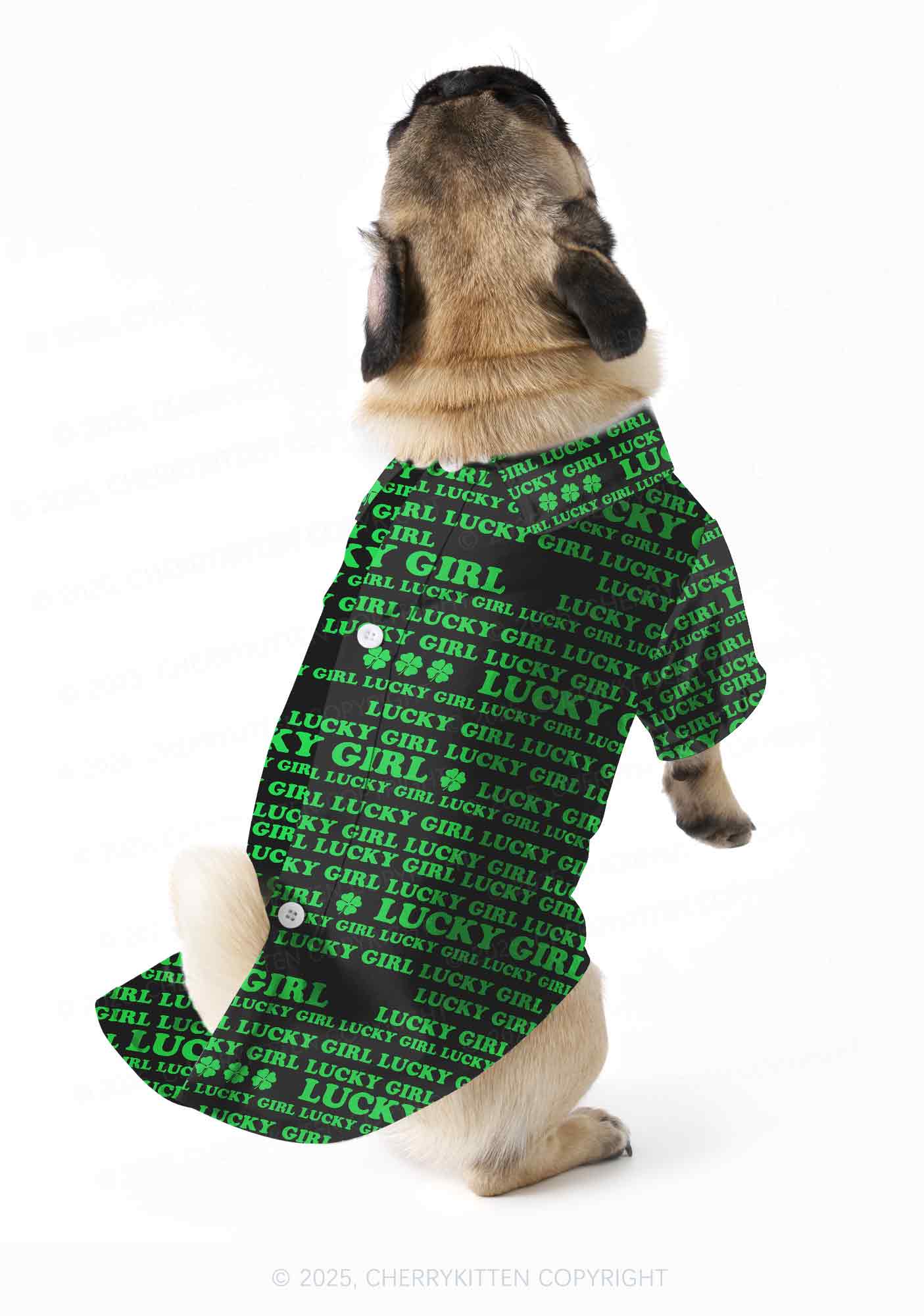 Lucky Girl Y2K Pet Shirts Cherrykitten