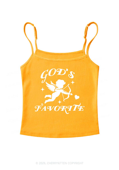 Gods Favorite Cupid Valentine's Day Y2K Spaghetti Strap Cami Cherrykitten