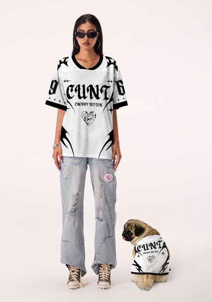 Cxxt Heart Y2K Pet Jersey Cherrykitten