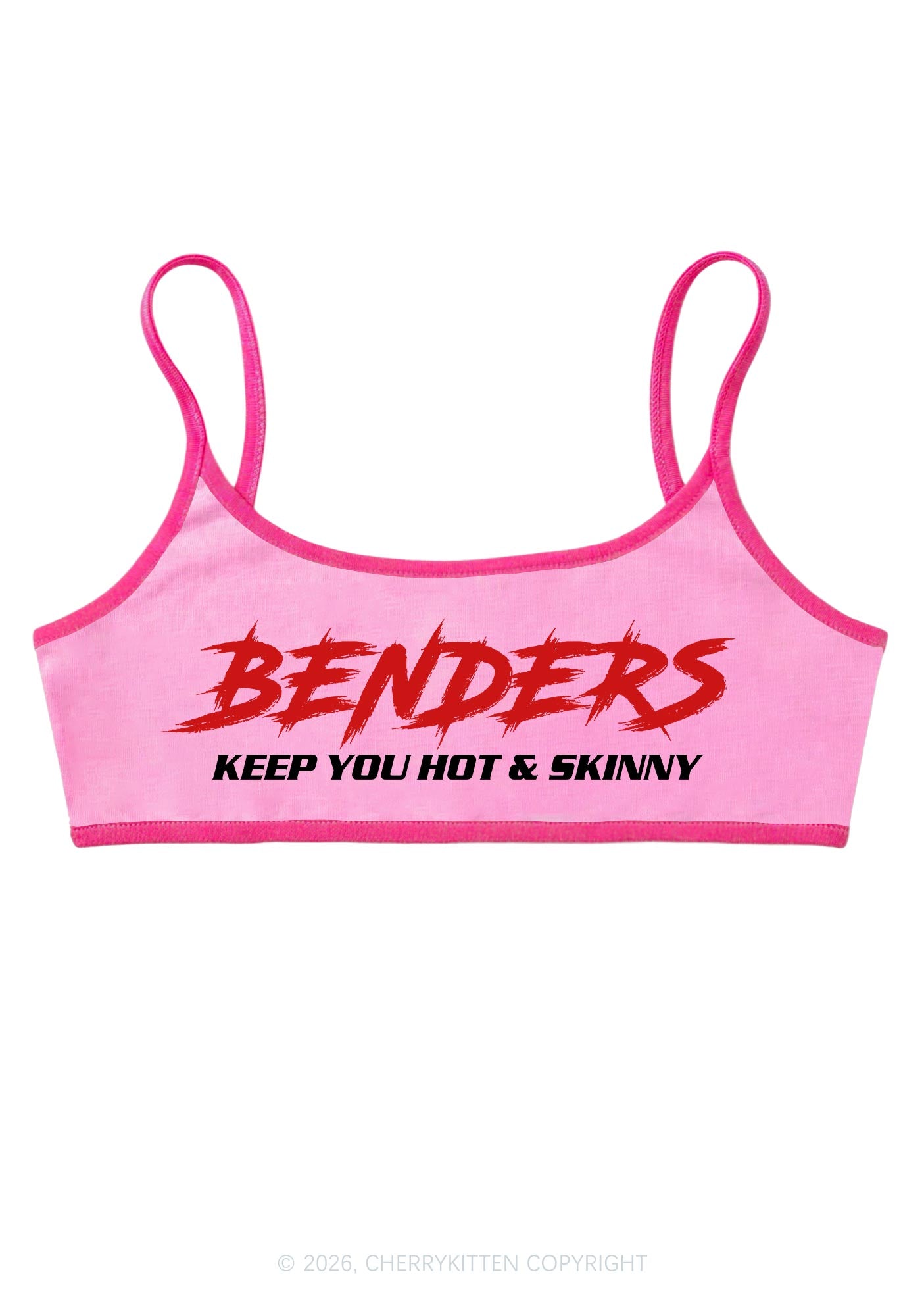 Benders Keep You Hot Y2K Super Crop Cami Cherrykitten