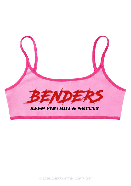 Benders Keep You Hot Y2K Super Crop Cami Cherrykitten