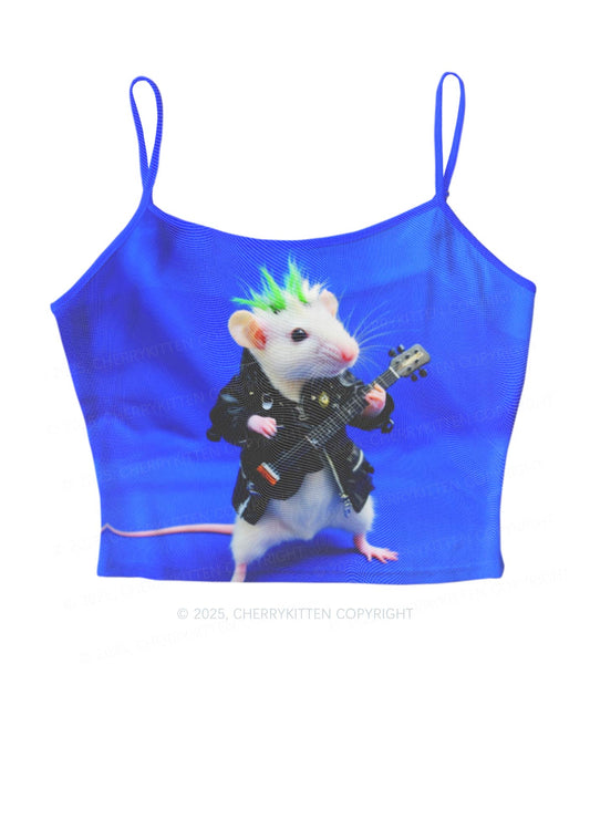 Guitar Playing Ratz Y2K Mesh Cami Tank Cherrykitten