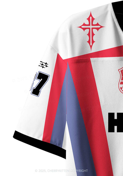 Custom White He Him Hole Pride Y2K Crop Sport Jersey Shirts Cherrykitten