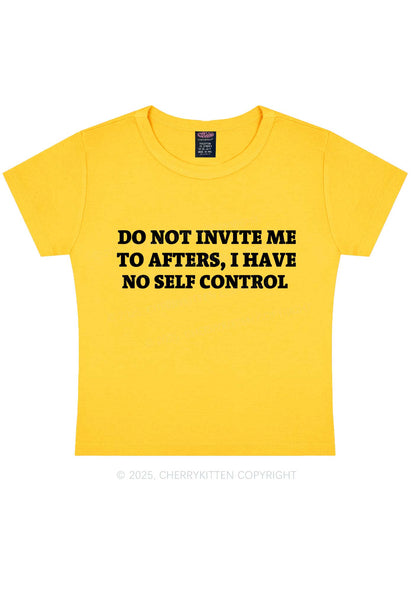 No Self Control Y2K Baby Tee Cherrykitten