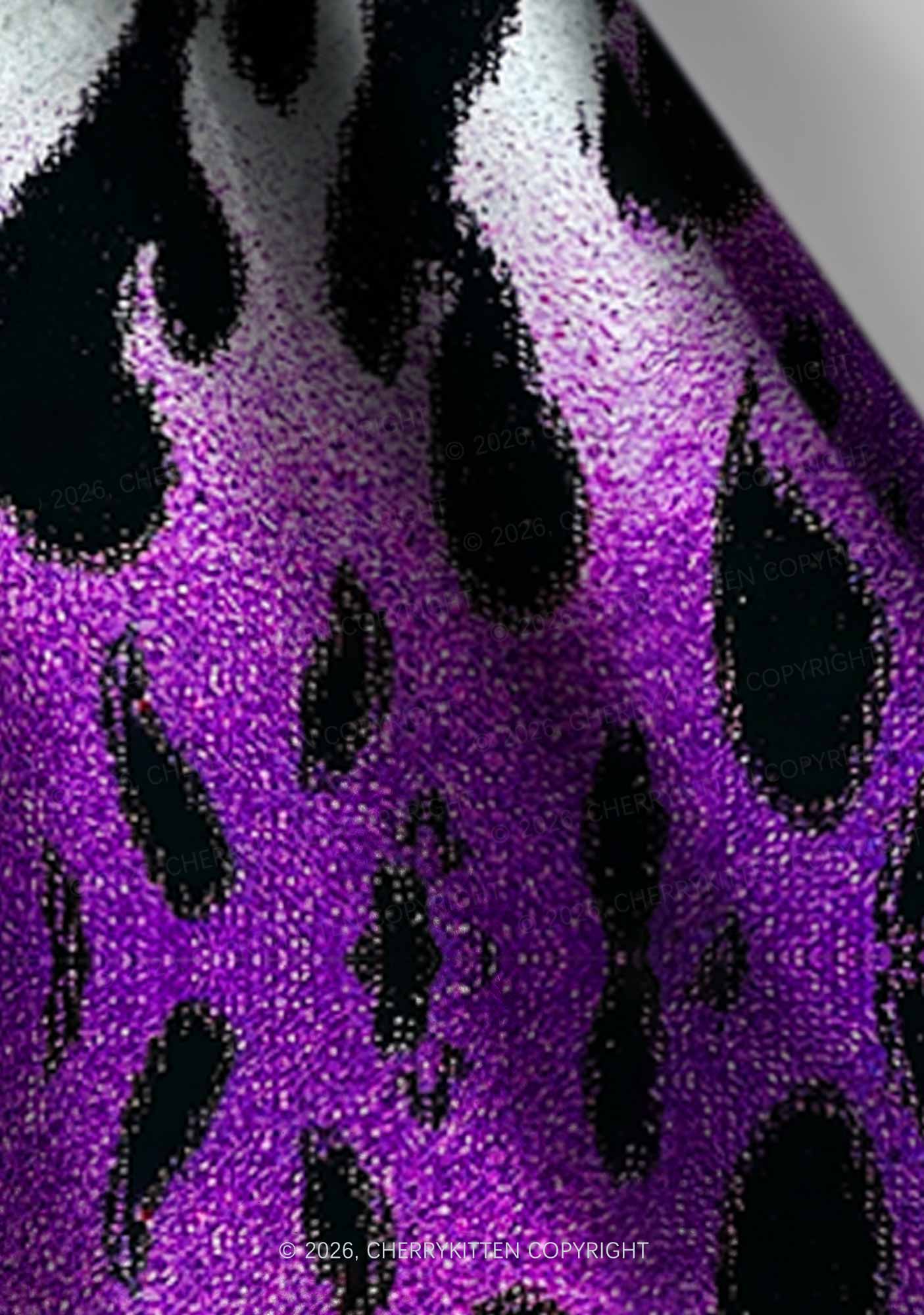 Nonbinary Flame Pride Y2K Print Headband Cherrykitten