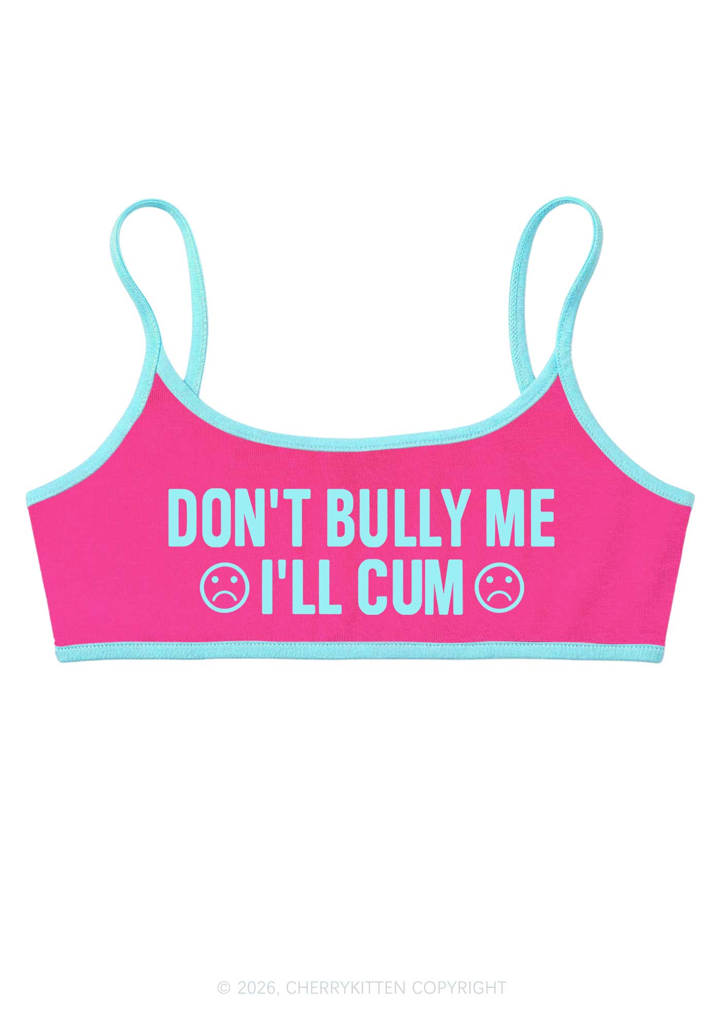Dont Bully Me Y2K Super Crop Cami Cherrykitten