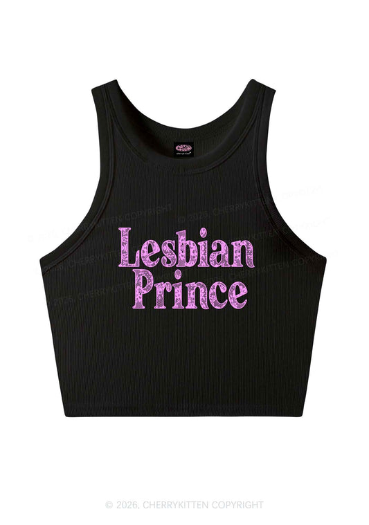 Lesbian Prince Pride Y2K Crop Tank Top Cherrykitten